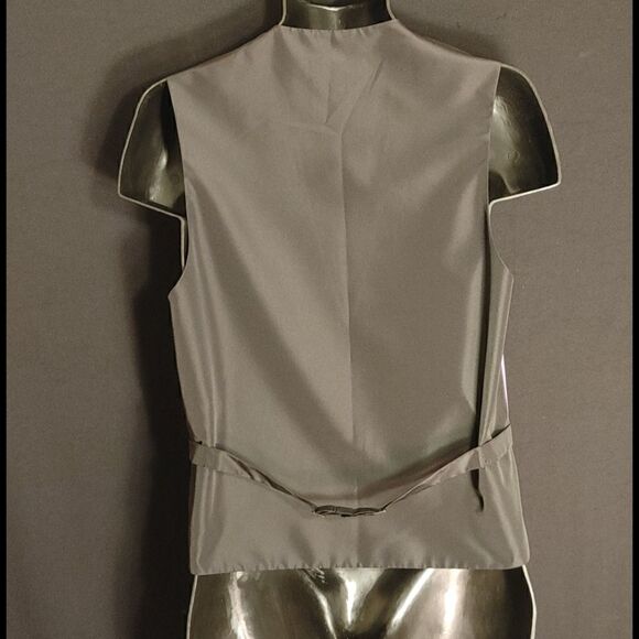 MEN'S LARR BRIO 3 PIECE FORMAL TUXEDO VEST SET SM - Picture 4 of 9